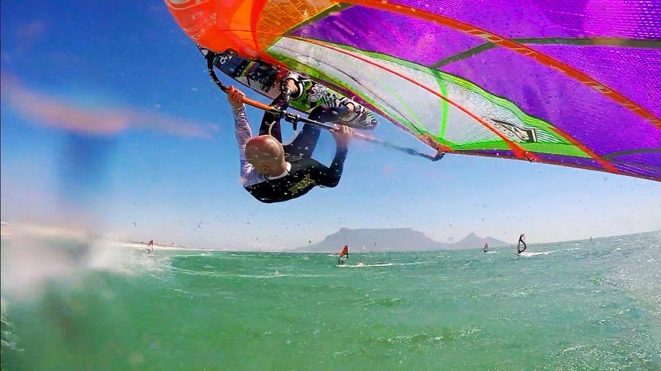 Flymount Cape Town action windsurfing