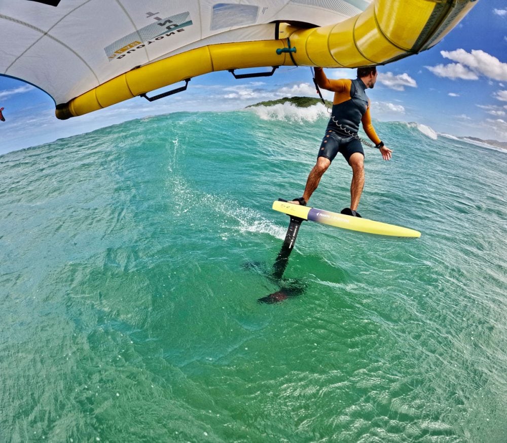 Yann Rifflet using a Flymount Aero-130 with a GoPro