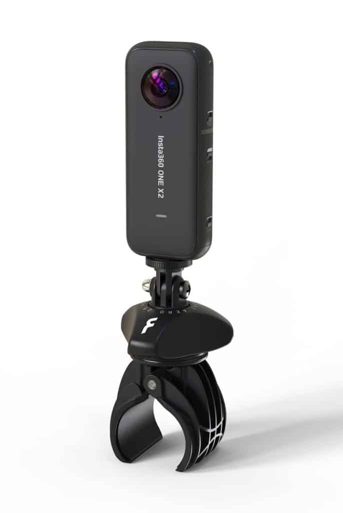 Flymount Aero-40 attached to an Insta360 One X2