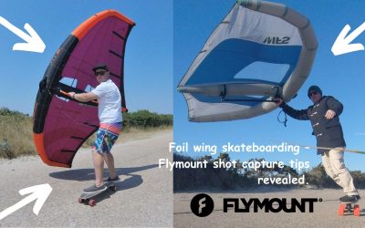 Foil wing skateboarding – Flymount shot capture tips revealed.
